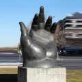 Famous large outdoor bronze botero fat hand sculpture for garden